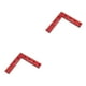 thumbnail image 3 of Eigraketly 90 Degree Right Angle Ruler DIY Accessory Aluminum Clamp Alloy Clamp Auxiliary Corner Woodworking Fixture Fixing Rulers 2piezas, 3 of 6