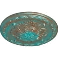 thumbnail image 3 of Ekena Millwork 11 3/4"OD x 3/8"P Stockport Ceiling Medallion, Hand-Painted Copper Green Patina, 3 of 6
