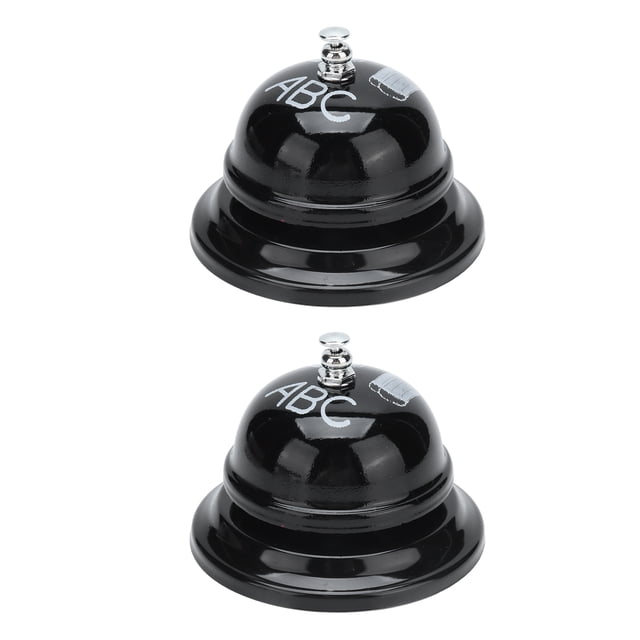 Campana de timbre, campana de servicio de 2 piezas Campana de servicio exquisita Campana de llamada Rendimiento lleno de energía