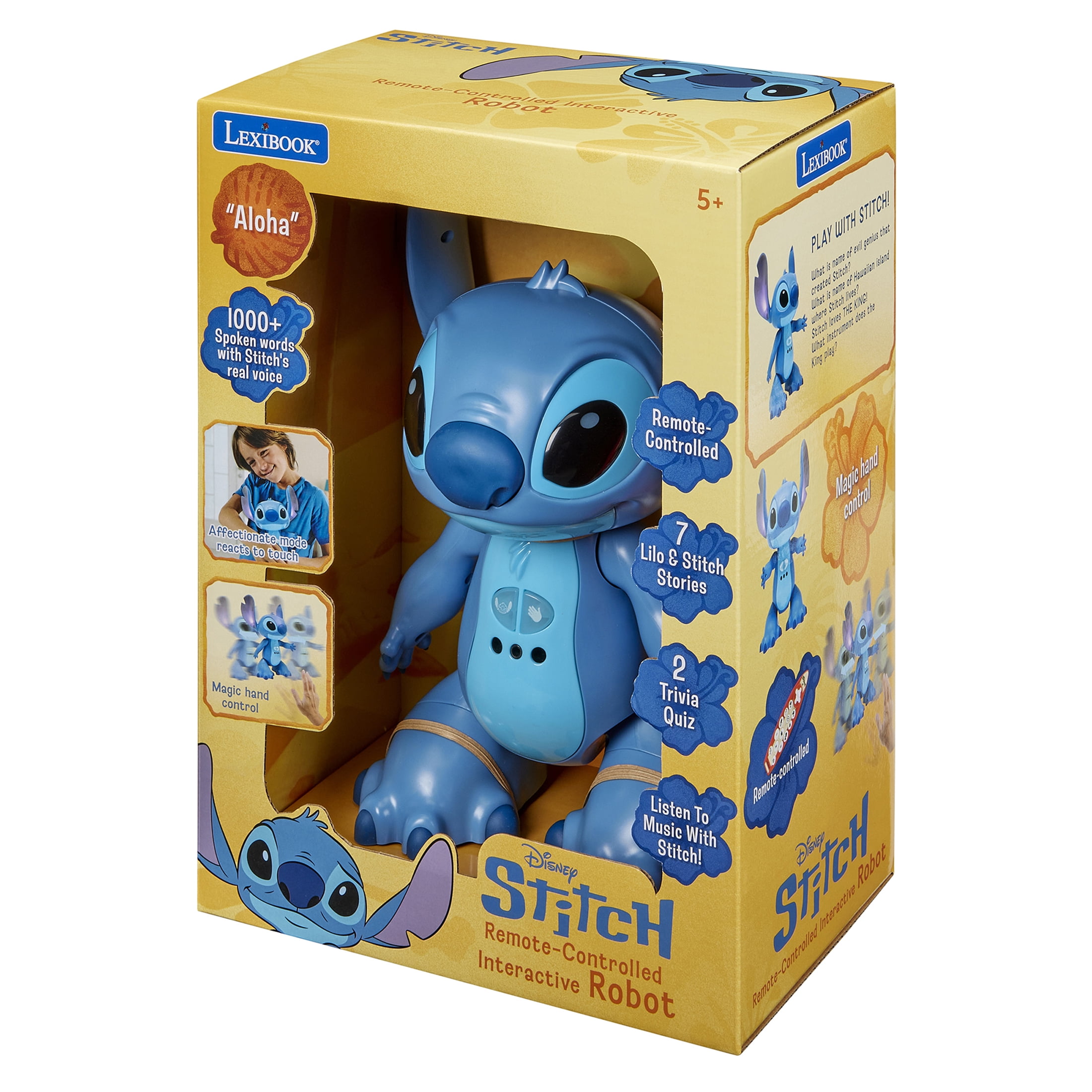Disney Lilo & Stitch Interactive Talking Robot Toy for Ages 3+ by Lexibook