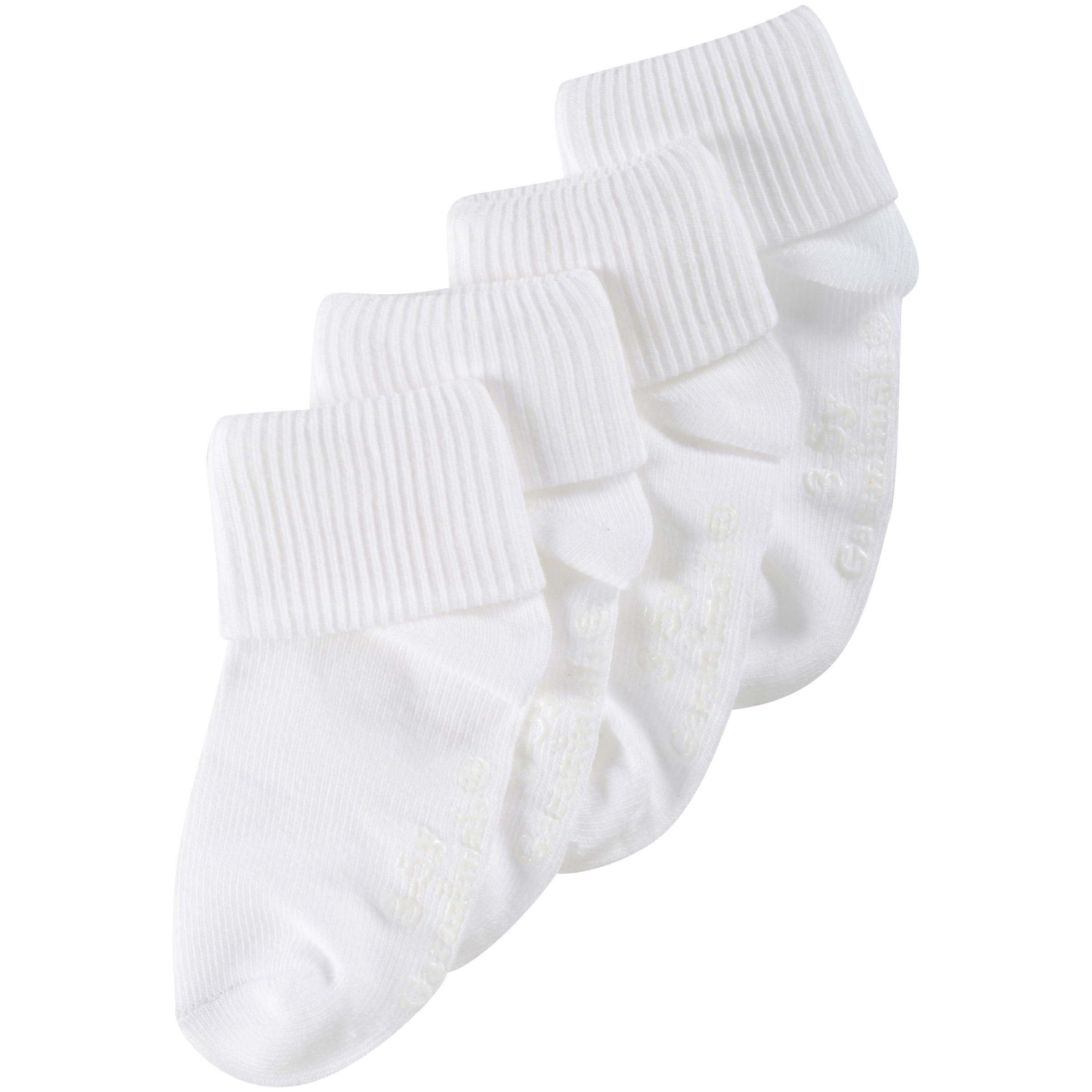 Newborn Baby Gripper Socks, 2 Pairs