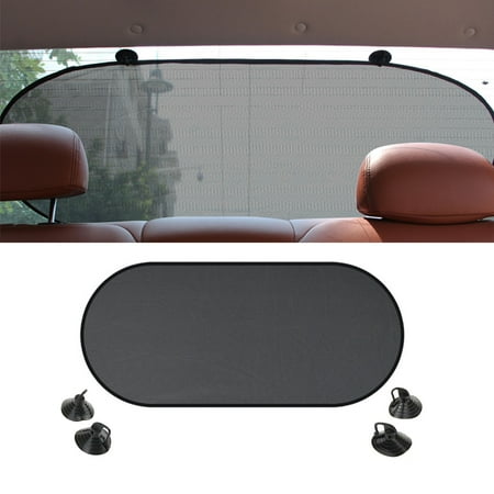 Rear Window Sun Visor - TSV Car Rear Back Window Sun Shade Cover Visor Shield Screen Mesh Block Foldable