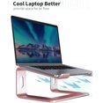 thumbnail image 4 of GFDYREE Soundance Aluminum Laptop Stand for Desk Compatible with Mac MacBook Pro Air Apple Notebook, Portable Holder Ergonomic Elevator Metal Riser for 10 to 15.6 inch PC Desktop Computer, P, 4 of 7