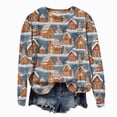 thumbnail image 5 of Towmus Womens Plus Size Christmas Sweatshirts Ladies Sweatshirt Casual Crew Neck Long Sleeve Pullover Tops Gift, 5 of 6