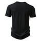 thumbnail image 4 of Playeras Elvqul Hombre Casual Negro Manga Corta sin Estampado Cuello Redondo, 4 of 9