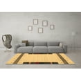 thumbnail image 3 of Ahgly Company Indoor Rectangle Abstract Brown Contemporary Area Rugs, 2' x 5', 3 of 4