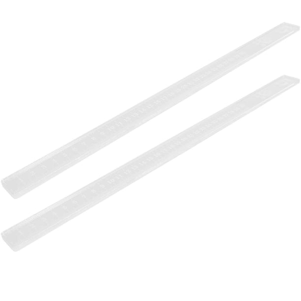 1 Pair of Dough Thickness Measuring Strips Balance Ruler Cookie Smoother Baking Tool