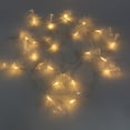 thumbnail image 5 of KAKOWELY 1 guirnalda de luces LED de fibra óptica con forma de estrella para decoración de habitaciones (blanca), 5 of 5