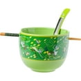 thumbnail image 6 of Silver Buffalo Rick and Morty Floating Portal Ceramic Ramen Noodle Rice Bowl with Chopsticks and Spoon, Microwave Safe, 20 Ounces, 6 of 11