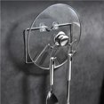thumbnail image 4 of xinxixnxx 2PCS Stainless Steel Pot Lid Rack with Hook Wall-mounted Non-punch Rack for Storing Pot Lids Chopping Boards Multifunctional Storage Shelf, 4 of 6