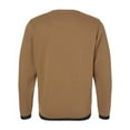 thumbnail image 2 of LAT 6789 Adult Statement Fleece Crew-Coyote Brown/Black-L, 2 of 2