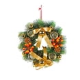 thumbnail image 1 of Guirnalda de Navidad DIY Guirnalda de Navidad Colgante Decoración de boda para el hogar (Oro), 1 of 3