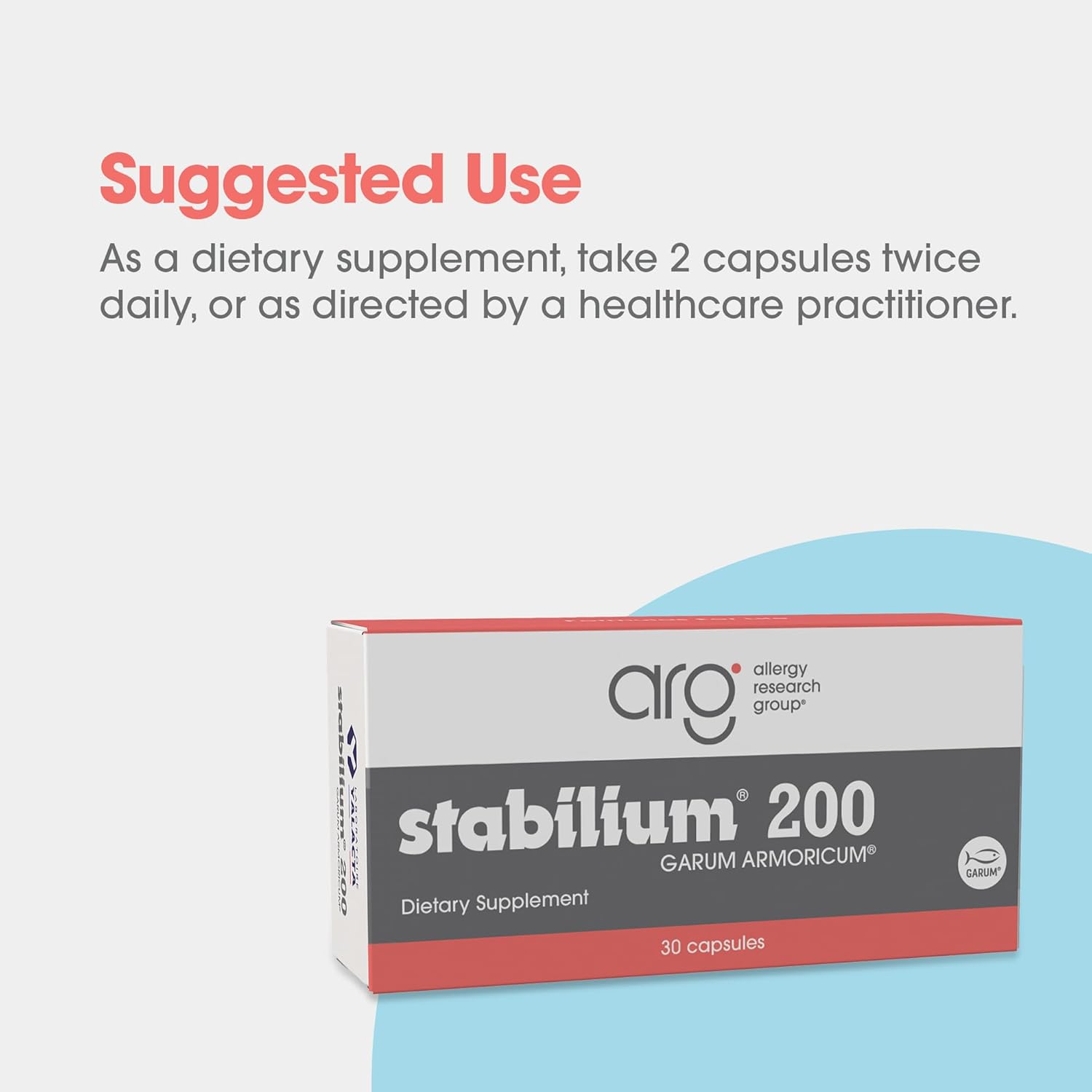 Nutricology Stabilium 200 - Natural Sleep Aids for Adults, Stress Relief Supplements, Sleep Support, Fish Oil, Vitamin A, Vitamin B6, Sleeping Pills - 30 Count
