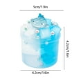 thumbnail image 2 of ToyKingdee Jelly Cube Clear Slime Kit 8 Pack, Crunchy Slime, Stress Relief Toy, Party Favors, 2 of 7