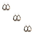 thumbnail image 4 of QualitChoice Leopard Print Earrings Body Decoration Water Drop Ear Dangles Birthday Gift Type 6 3Set, 4 of 6