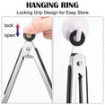 thumbnail image 2 of Topekada 6-Pack Stainless Steel Whisk and Tongs Set, 3 Heavy Duty Metal Tongs for Cooking & Grilling with Locking Grip + 3 Wire Balloon Whisks for Blending, Baking, Dishwasher Safe Kitchen Utensils, 2 of 8