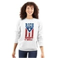 thumbnail image 3 of Puerto Rico Rich Port PR Flag Pride Sweatshirt for Men or Women Brisco Brands S, 3 of 5