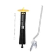 thumbnail image 1 of Kit de válvula de descarga para inodoro, manija de descarga, kit de reparación de tanque de inodoro, fácil instalación, repuesto profesional para Amarillo, 1 of 8