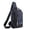 Blue, variant on Men's Solid Color Waterproof Messenger Bag, Customize Chest Shoulder Crossbody Bag