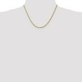 thumbnail image 2 of Leslie's Real 14kt Yellow Gold 2.5mm Diamond-Cut Rope Chain; 18 inch; Lobster Clasp; for Adults and Teens; for Women and Men, 2 of 5