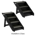 thumbnail image 2 of PETMAKER Foldable Nonslip Carpeted Pet Stairs with 3-Step Design (Gray), 2 of 8