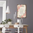 thumbnail image 3 of Ephesians 2 10 Floral Bible Verse Wall Art Metal Signs Scripture Art, Christian Quote Print, Nursery Bible Quote Poster Decorations for Cafe Bar Pub Decor (8x12 in), 3 of 5