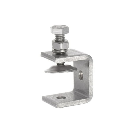 

Uxcell Stainless Steel C-Clamp with 30mm Wide Jaw Opening for Woodworking Welding Building Household Mount