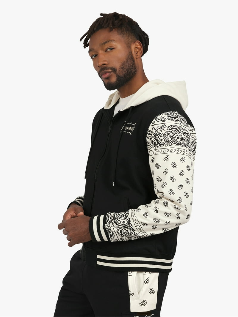Dogg Supply by Snoop Dogg All Gender Varsity Print Full Zip Hoodie