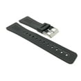 thumbnail image 3 of Bandini 18mm Rubber Watch Band, Black, Sport Fits Casio Databank and More, 2 Spring Bars Included, 3 of 5