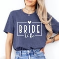 thumbnail image 2 of Bride to be T Shirt Bachelorette Party Gift Women White Graphic Tee, 2 of 6