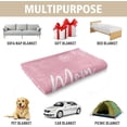 thumbnail image 7 of Gifts for Mom Christmas, Mom Birthday Gifts Blanket, Moms Gift for Women from Daughter Son, We Love You Present for Mother Mommy Mothers Day 60" x 50", Pink, 7 of 7
