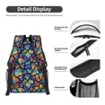 thumbnail image 4 of Goofa Colored Glass1 Pattern Comfortable Student Backpack - Ergonomic Design, Durable, Water-Resistant, Multi-Compartment,Travel, and Outdoor Activities, 4 of 5