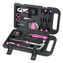 Hyper Tough Pink 40-Piece Household Tool Kit