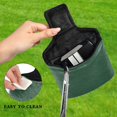 thumbnail image 4 of Haosy Dark Green Felt Golf Mallet Putter Cover Strong Magnetic Leather Golf Club Headcover Closure, 4 of 7