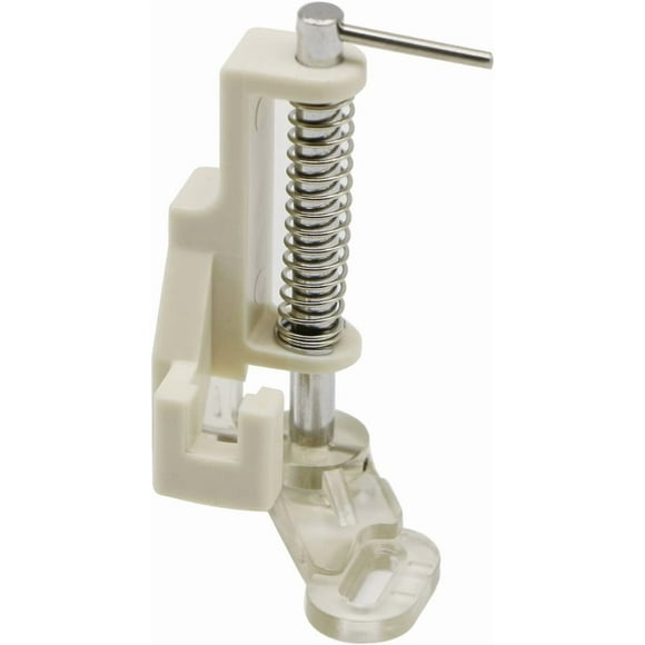 Woeilo Pied-de-Biche pour Machine à Coudre Broderie Matelassé à Mouvement Libre - Convient à Tous les Chanteurs à Tige Basse, Frère, Babylock, Euro-Pro, Janome, Kenmore, Blanc, Juki, Nouvelle Maison, Simplicité