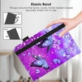 thumbnail image 3 of RHEA- Universal 10 10.1 Inch Android Tablet Case,Slim Folding Stand Butterfly 01, 3 of 6