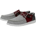 thumbnail image 4 of Hey Dude Wally Tri Varsity Crimson Size M9  Men's Shoes  Men's Slip On Loafers  Comfortable & Light-Weight, 4 of 6