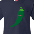 thumbnail image 4 of Inktastic Green Chili Pepper Kawaii Youth T-Shirt, 4 of 5