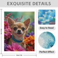 thumbnail image 3 of Diamond Art Kits for Adults - 5d Chihuahua In Vibrant Flower Garden Diamond Painting for Adults, Diamond Art for Adults Beginners, Diamond Painting Kits for Adults for Home Wall Decor, 3 of 7