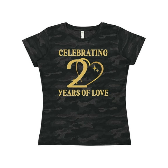 Inktastic 20th Anniversary Gift Keepsake 20 Years Together Women's T-Shirt