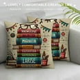 thumbnail image 3 of COMIO Book Pillow Cover Decorative Motivational Quotes Reading Couch Throw Pillow Case Classroom Book Lover Pillow Covers for Bed Sofa Room Home, 3 of 5