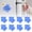 Blue-Row, variant on LKZQHMC Round Sticky Notes,60 Sheets/Pad,360 Sheets Shape Sticky Pad,Cute Memo Pads Colorful Self-Sticky Note Pads for Home office Gifts,Pink-Round