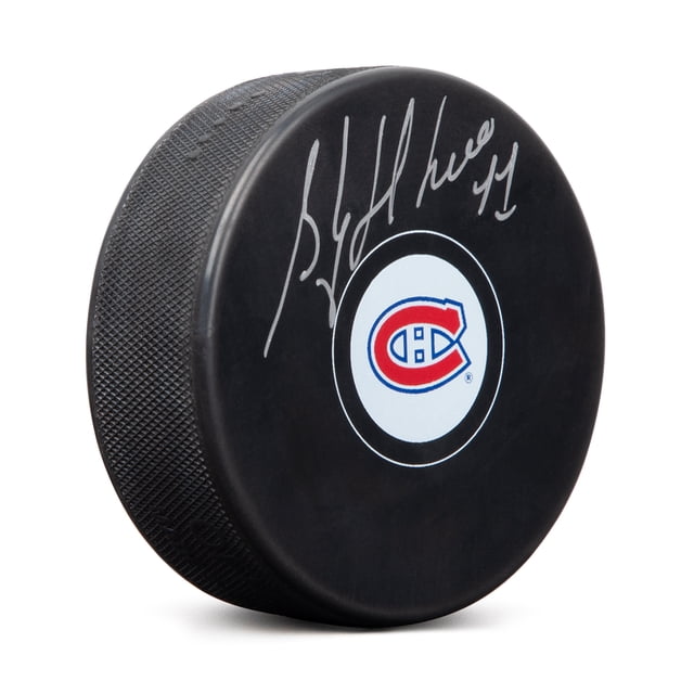 Stephane Richer Rondelle de Hockey des Canadiens de Montréal Autographiée