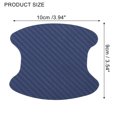 thumbnail image 4 of Unique Bargains Carbon Fiber Pattern Car Door Bowl Handle Stickers Protector Anti Scratches Protective Film Universal Fit Blue 4pcs, 4 of 6