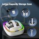 thumbnail image 5 of Base de carga para cascos de realidad virtual compatible con Meta Quest 3: base de carga rápida, incluye 2 baterías, soporte con pantalla LED para accesorios Quest 3, 5 of 8