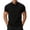Black, variant on Men's Casual Short Sleeve Shirts for Summer, Soft Breathable Polyester Spandex Blend Regular Fit Round Neck Tee