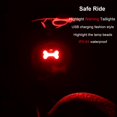 thumbnail image 3 of Bike Tail Light, Rechargeable LED Bone Shaped Bicycle Light for Night Riding, 5 Mode Cycling Safety Light for Women, Girls & Kids, 3 of 7