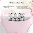 thumbnail image 5 of EXLEAF 2026 New Epilator for Women Facial Hair Removal Rechargeable,2 Speeds Hair Removal,Hair Removal Device with 36 Tweezers,Hair Removal for Women Legs/Face,Women'S Electric Shaver Smooth Skin, 5 of 8
