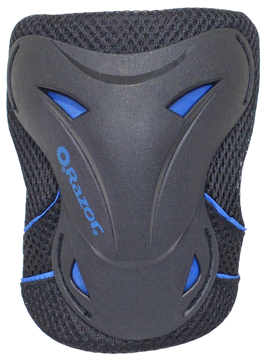 Razor Shred Bicycle Pad Set Blue,Youth, 8+