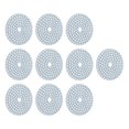 thumbnail image 3 of Almohadilla de pulido húmedo de diamante, 10 piezas de 3 pulgadas Accesorios para pulidor húmedo de diamante Disco abrasivo húmedo de diamante Funcionalidad versátil, 3 of 14